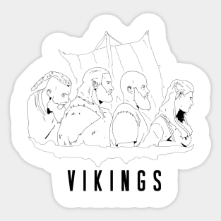 Vikings sticker Sticker
